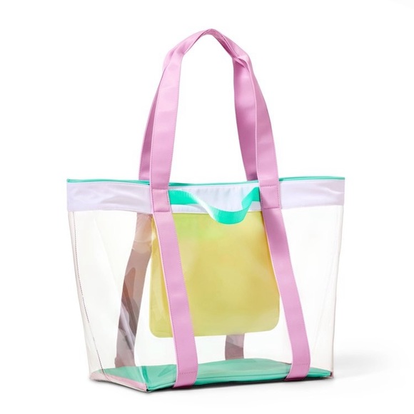 🎉ONE LEFT🎉 Stoney Clover Lane x Target Transparent Beach Tote Bag - Picture 3 of 16